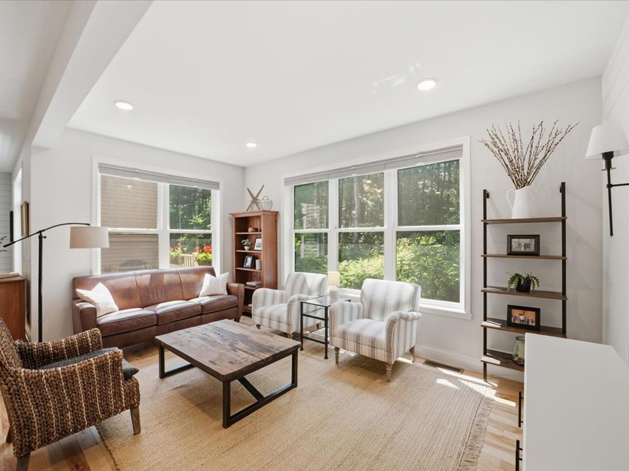 Sunny open living room