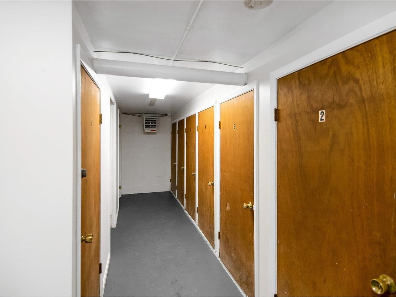 Separate storage in basement