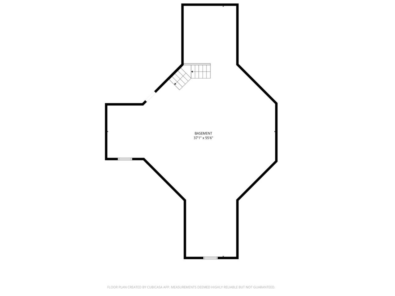 Spacious octagonal layout
