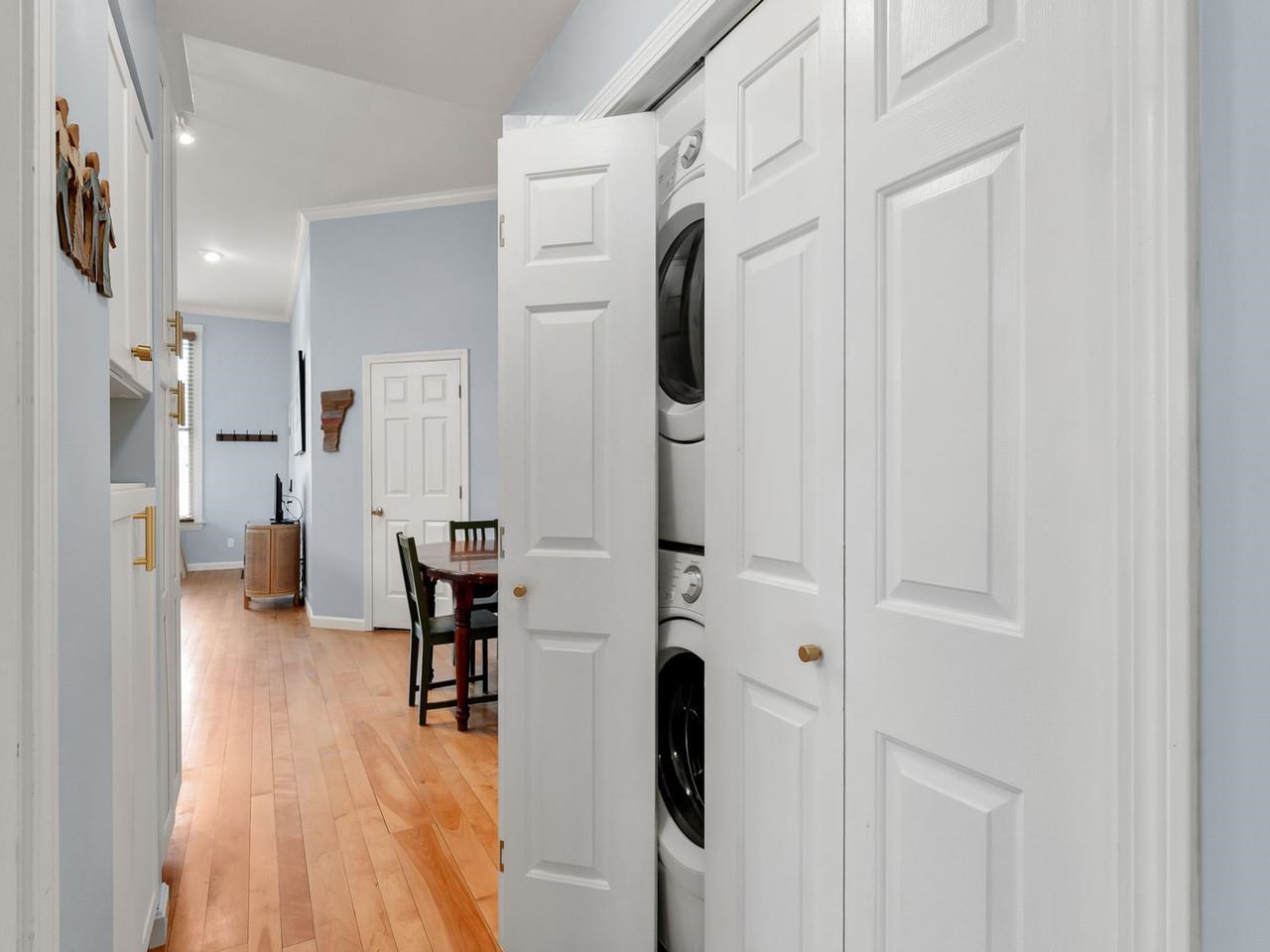 Hallway laundry