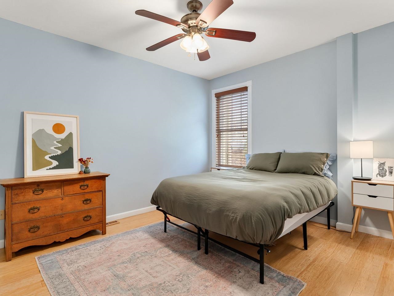 Spacious bedroom