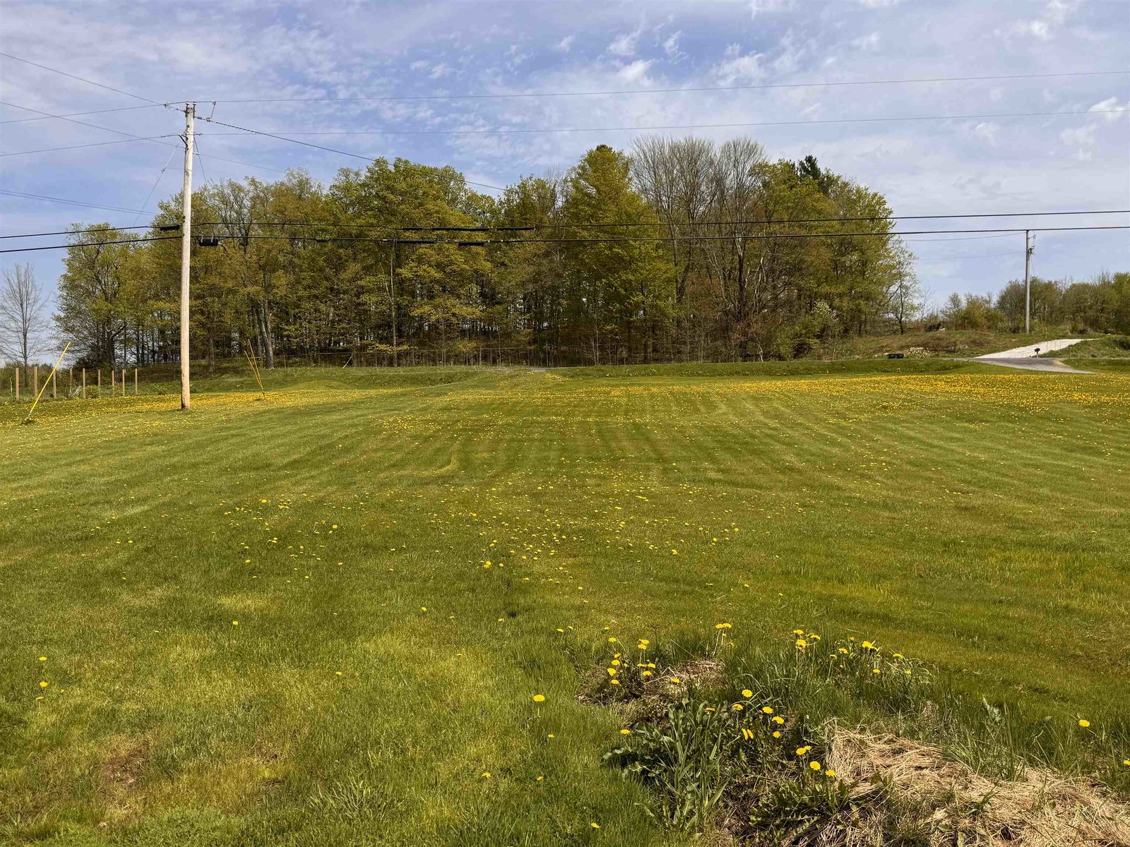 View of road and ideal building location
