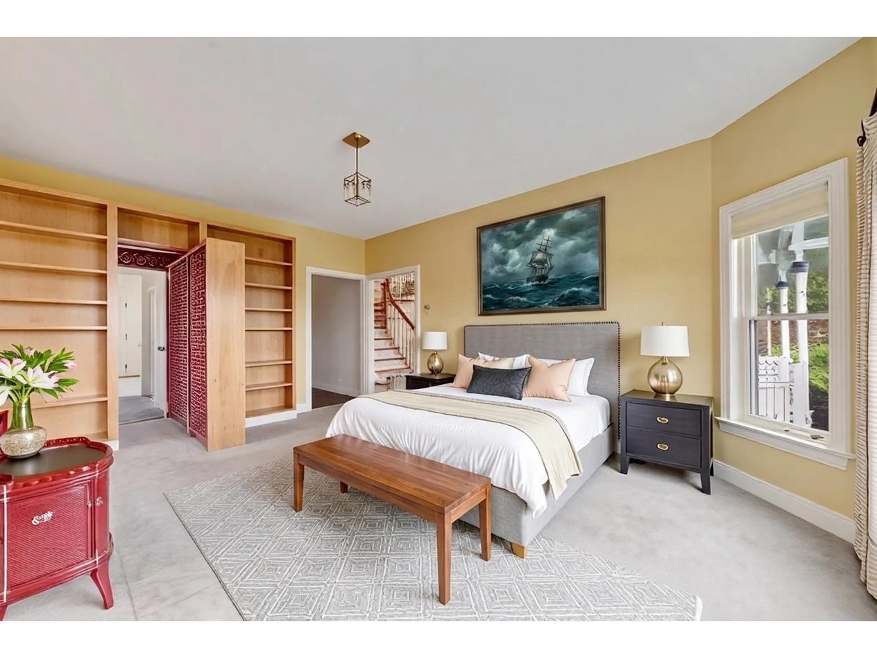 Could be a bedroom with private bath (virtually staged)