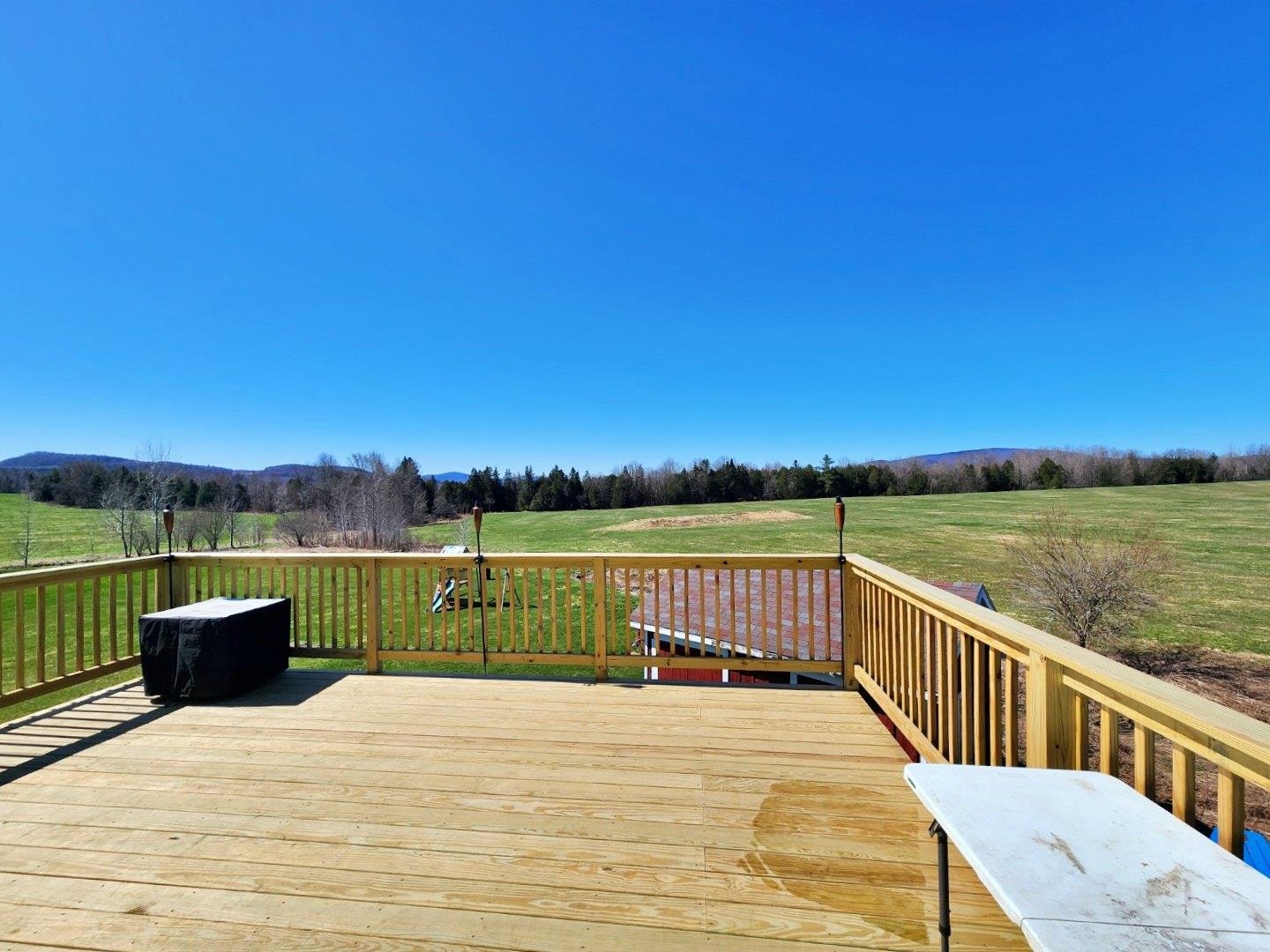 Large Deck with long range view