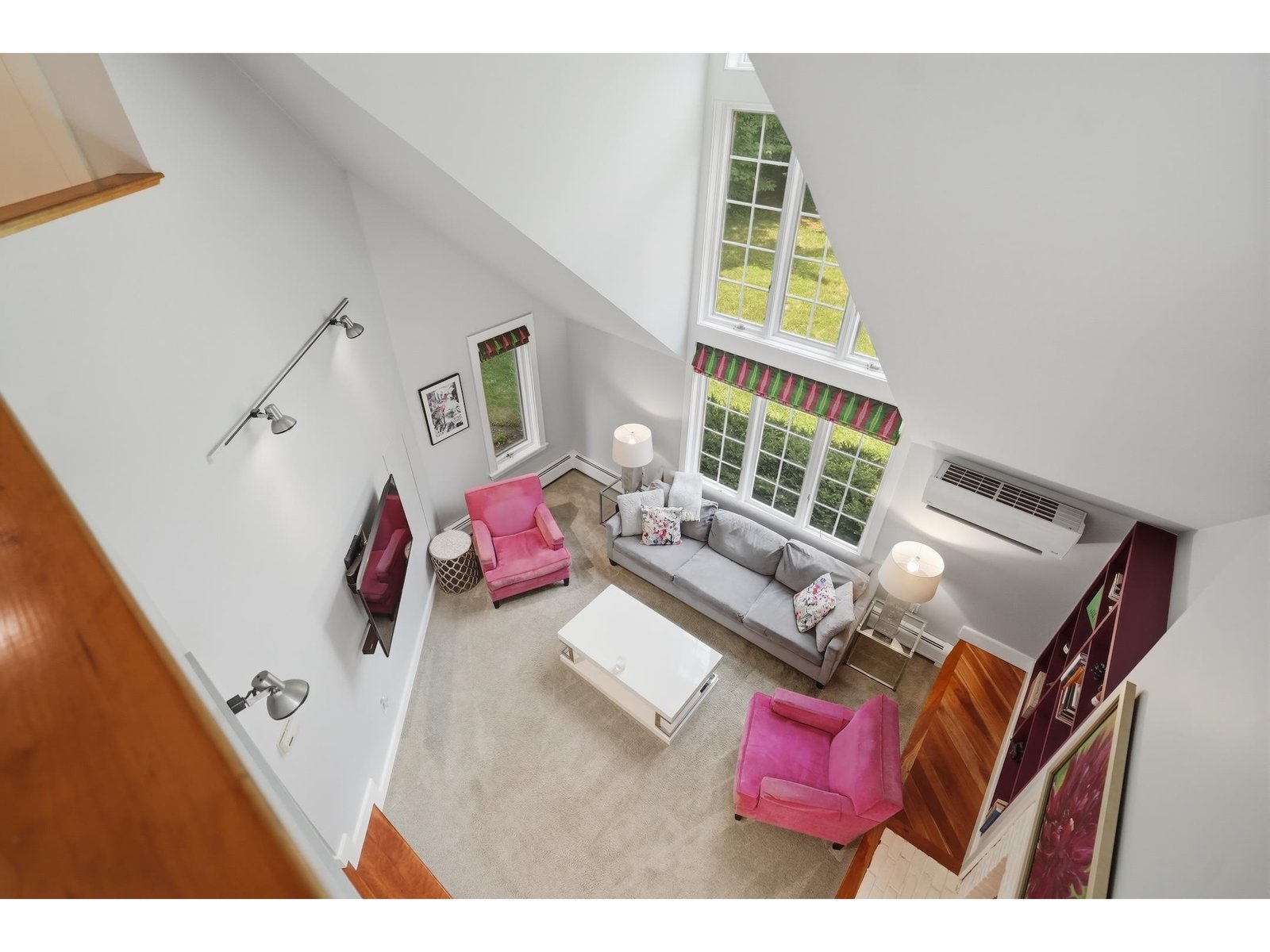 View from 2nd Floor to Living Room below