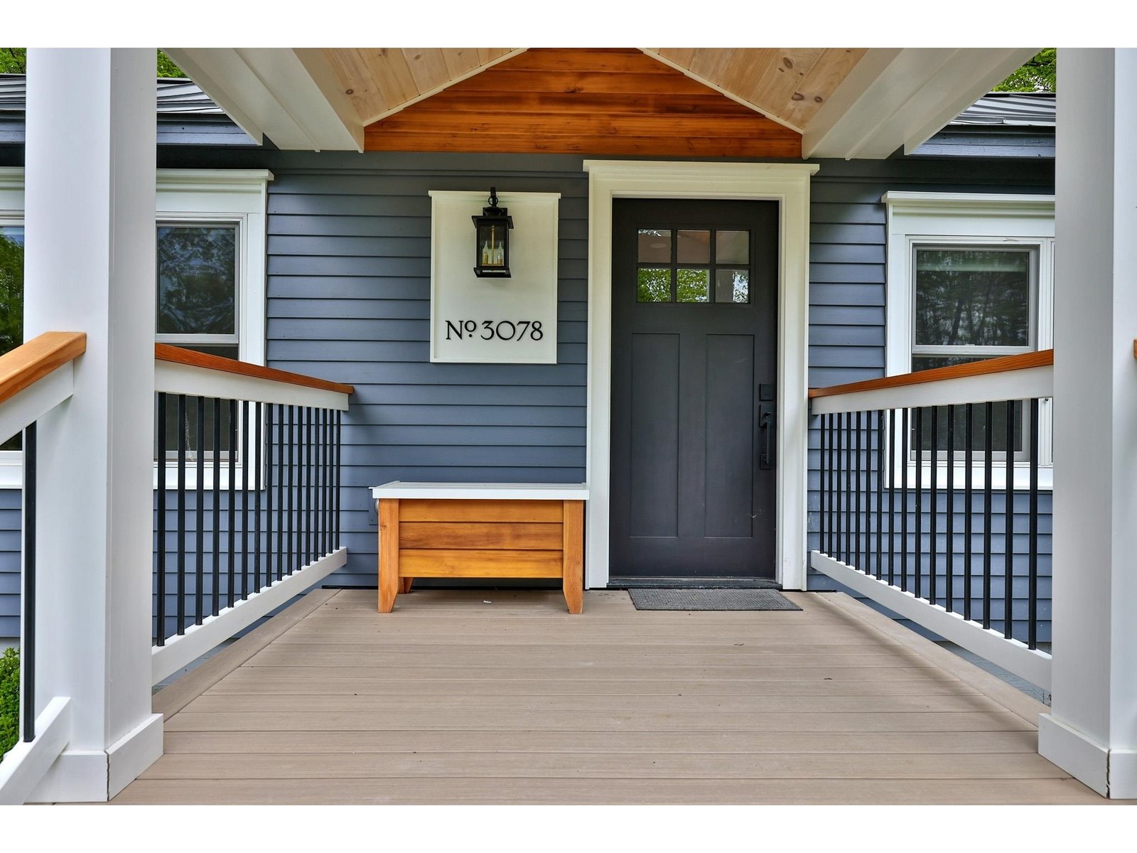 New Covered Front Entrance
