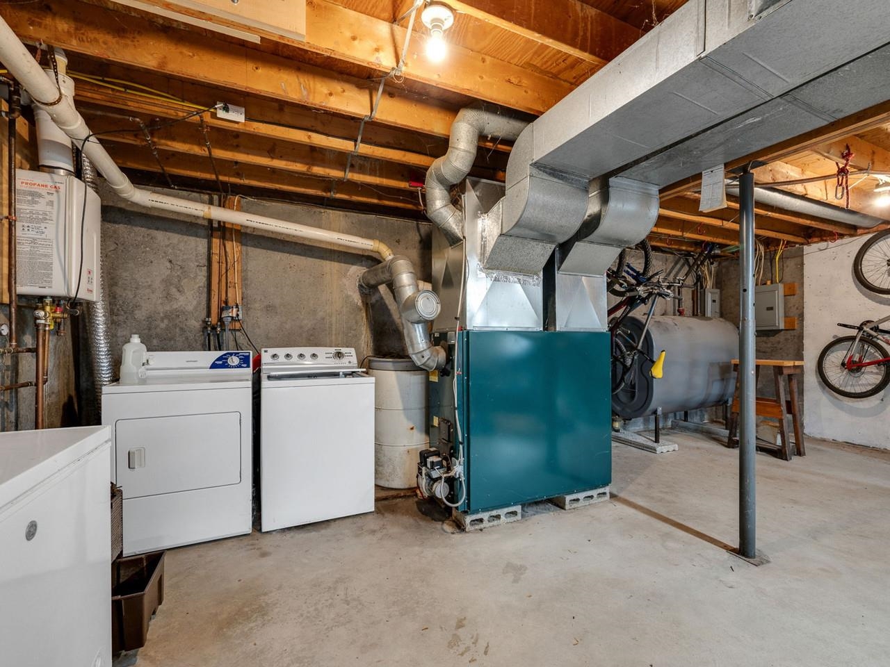 Basement laundry