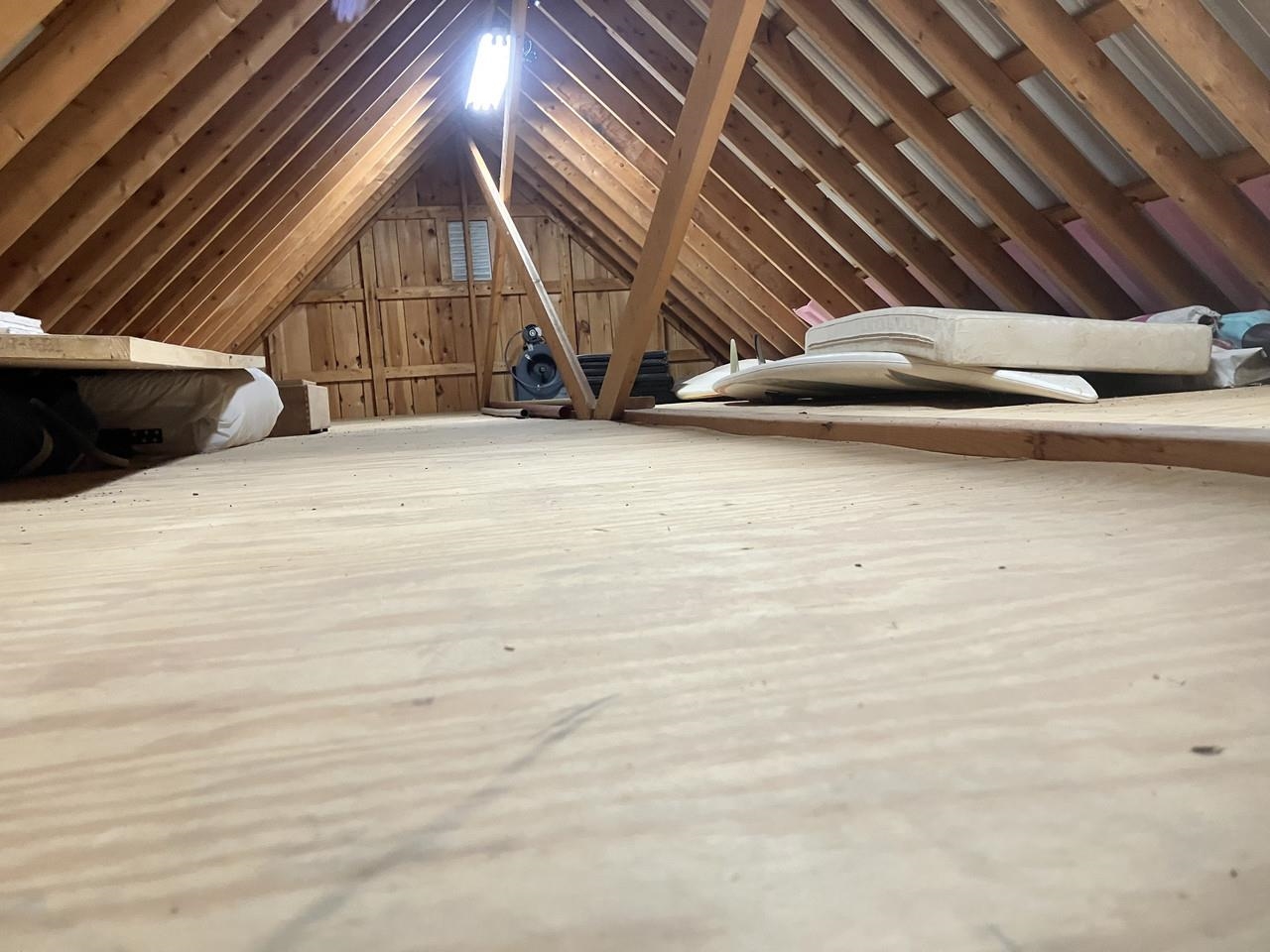 Upstairs of shop