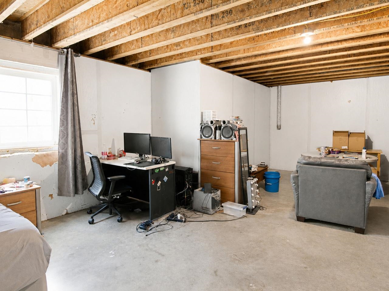 Basement with Egress Window
