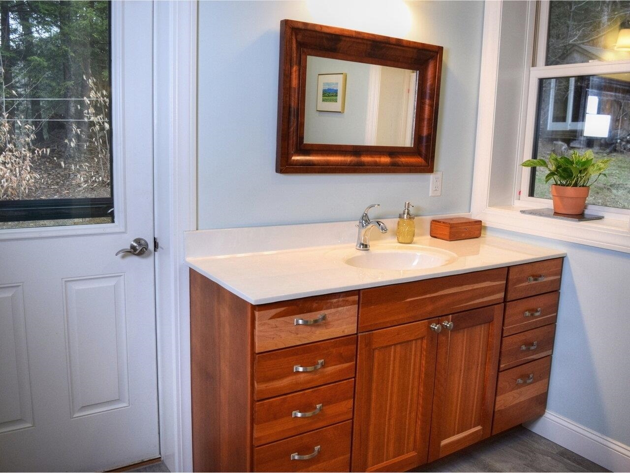 Door to Outdoor Shower