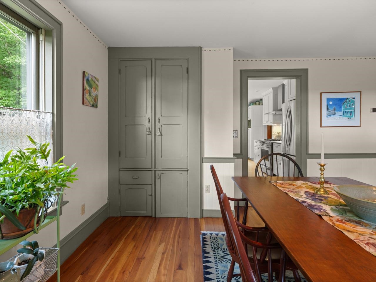 Antique built-in butler pantry