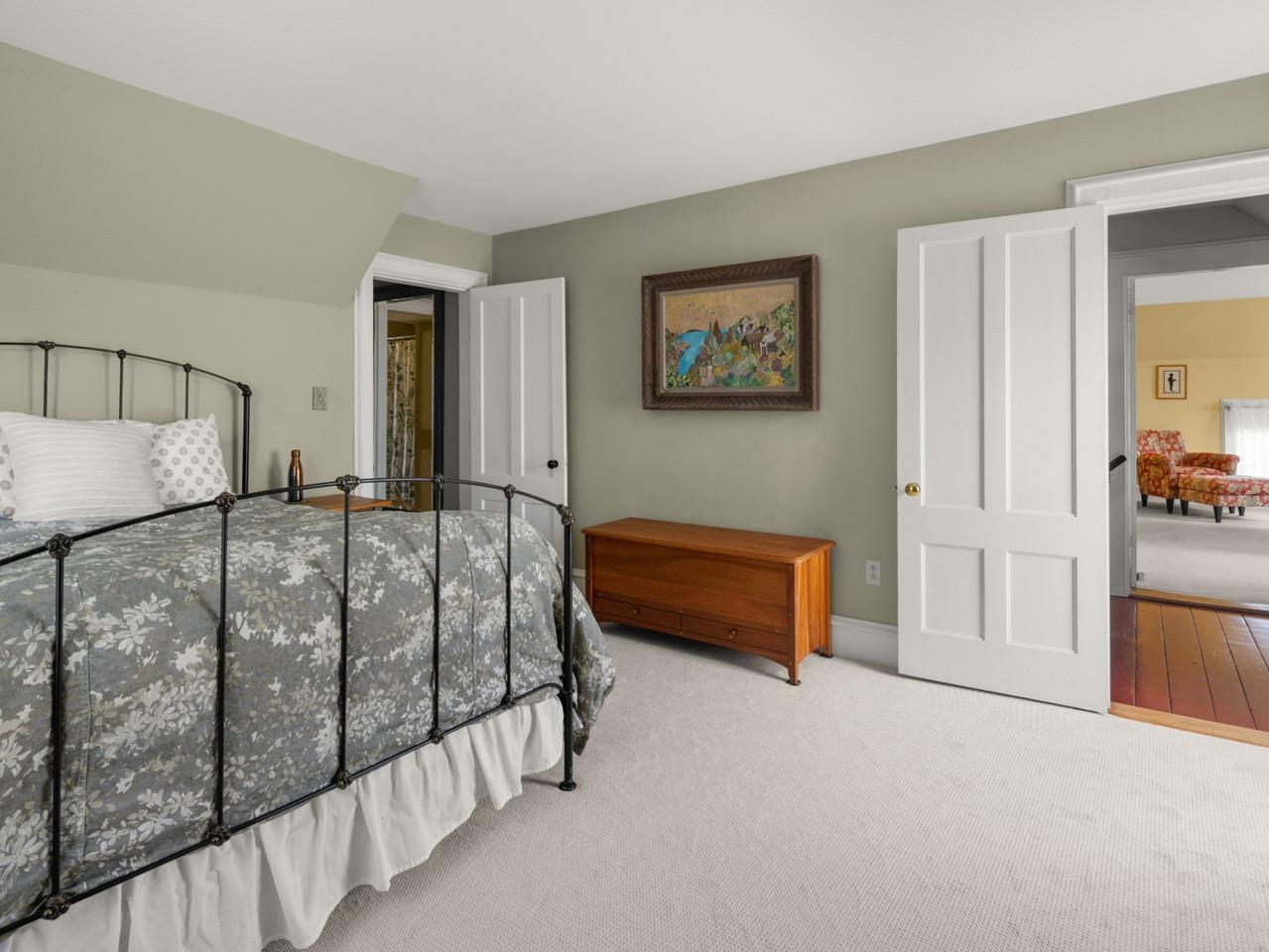 Spacious primary bedroom suite