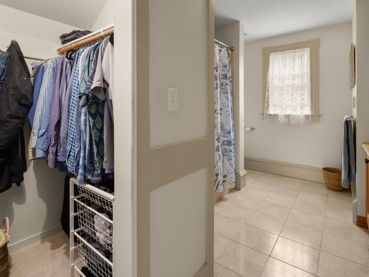 Primary walk-in closet