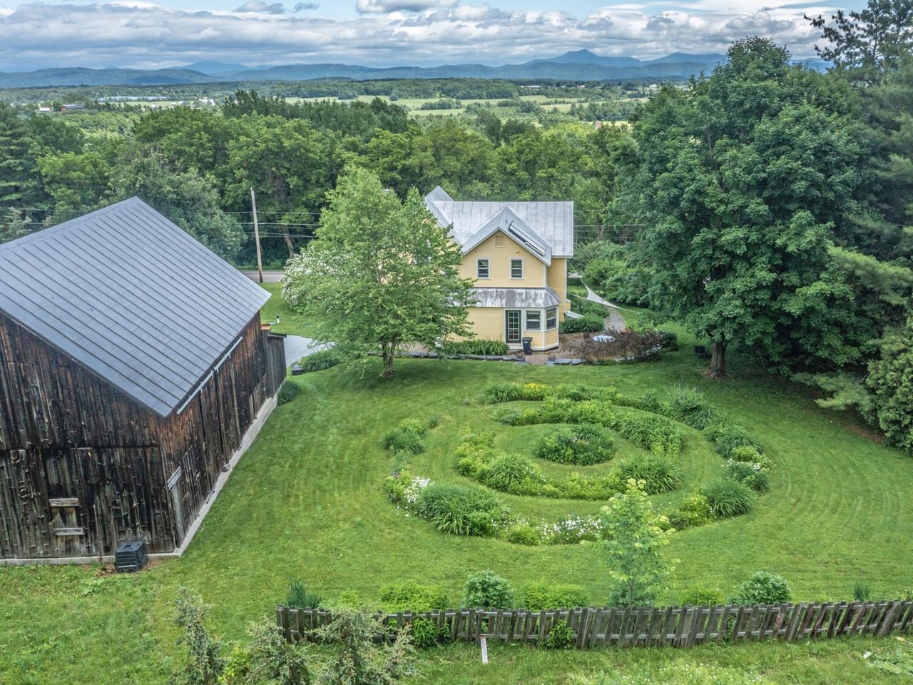 Home & historic barn