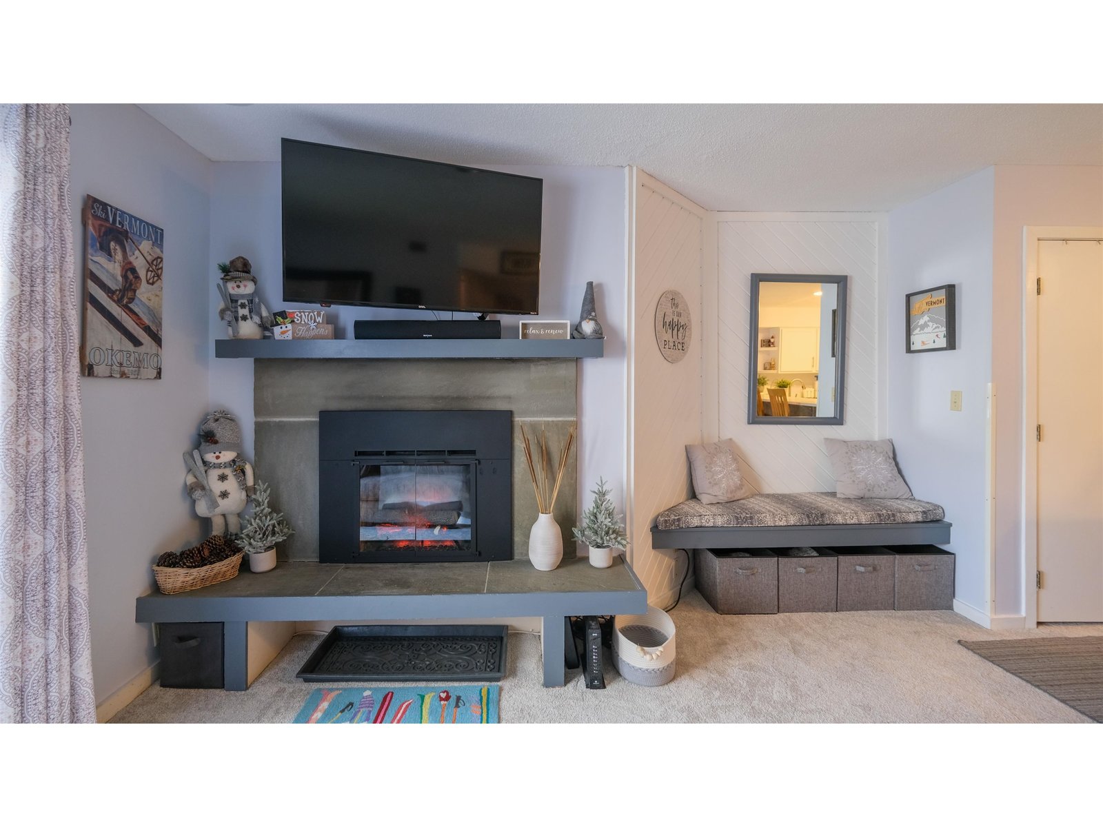 Newly Installed Electric Fireplace