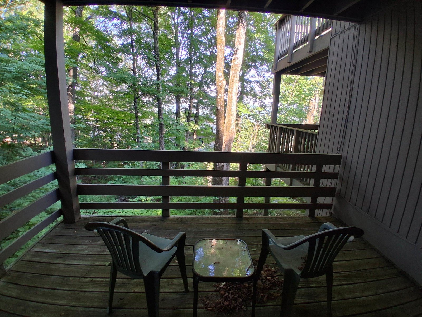 Deck off of bedroom