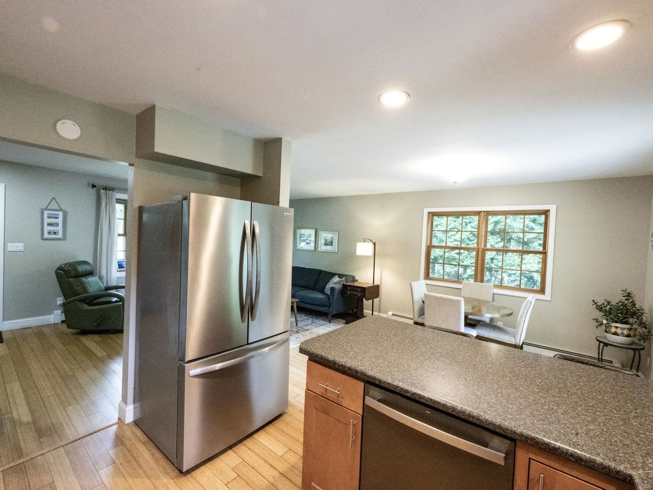 Open to entertaining spaces