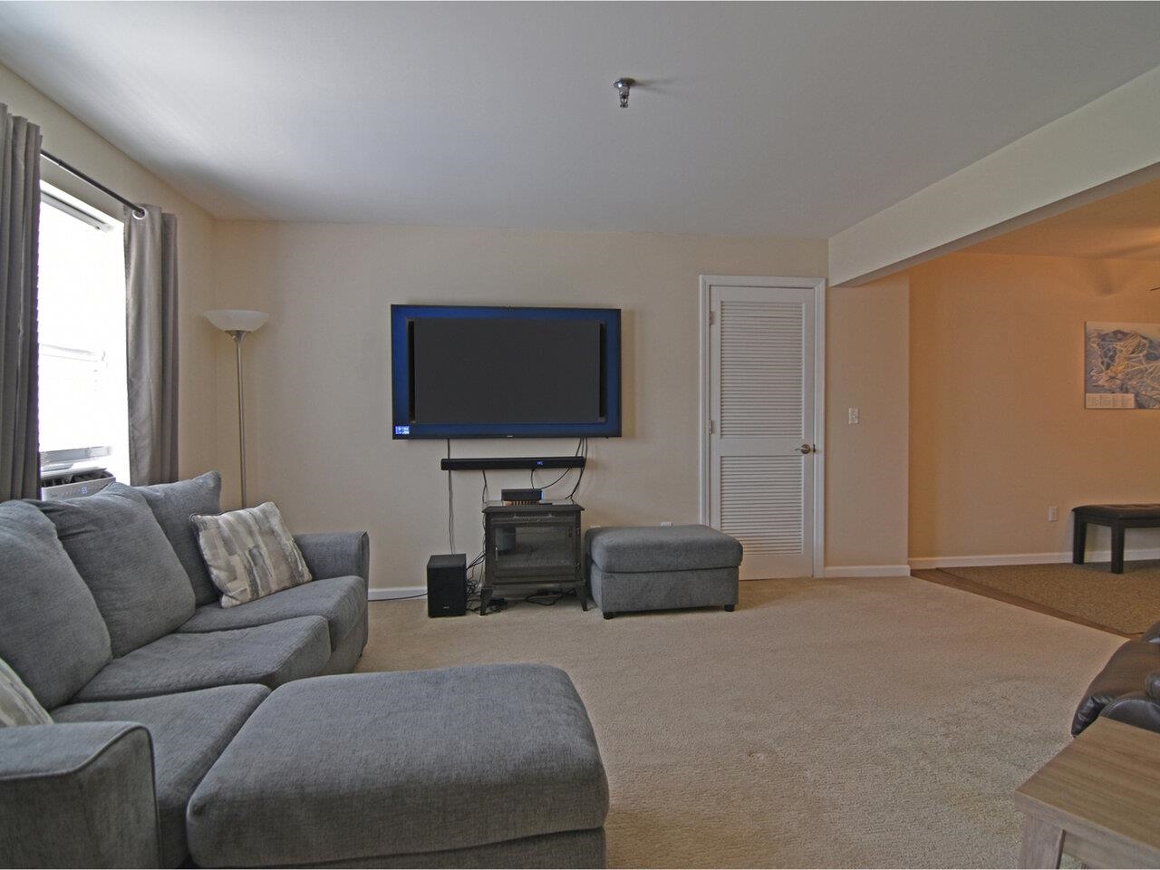 South-facing living room