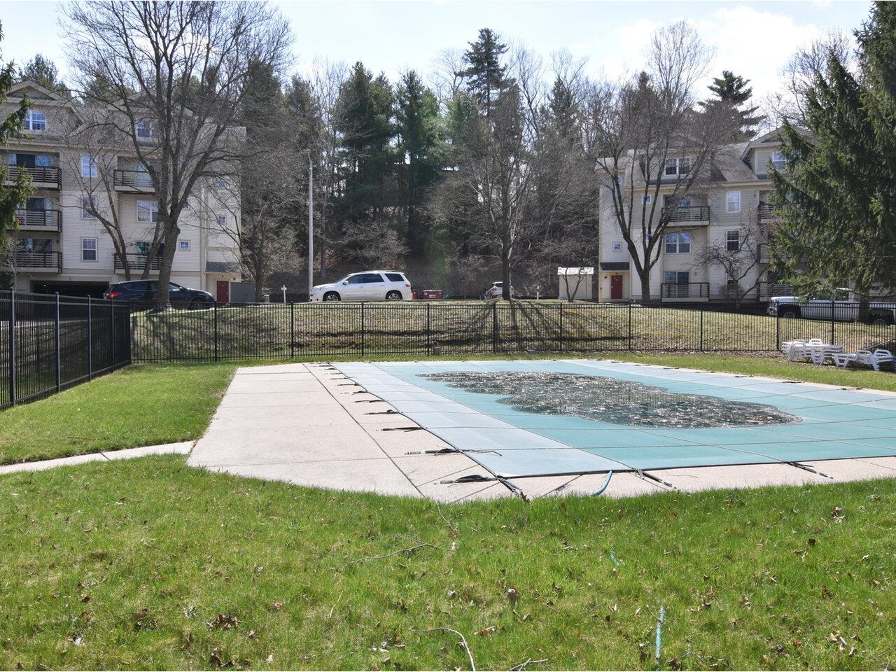 Fenced in-ground pool