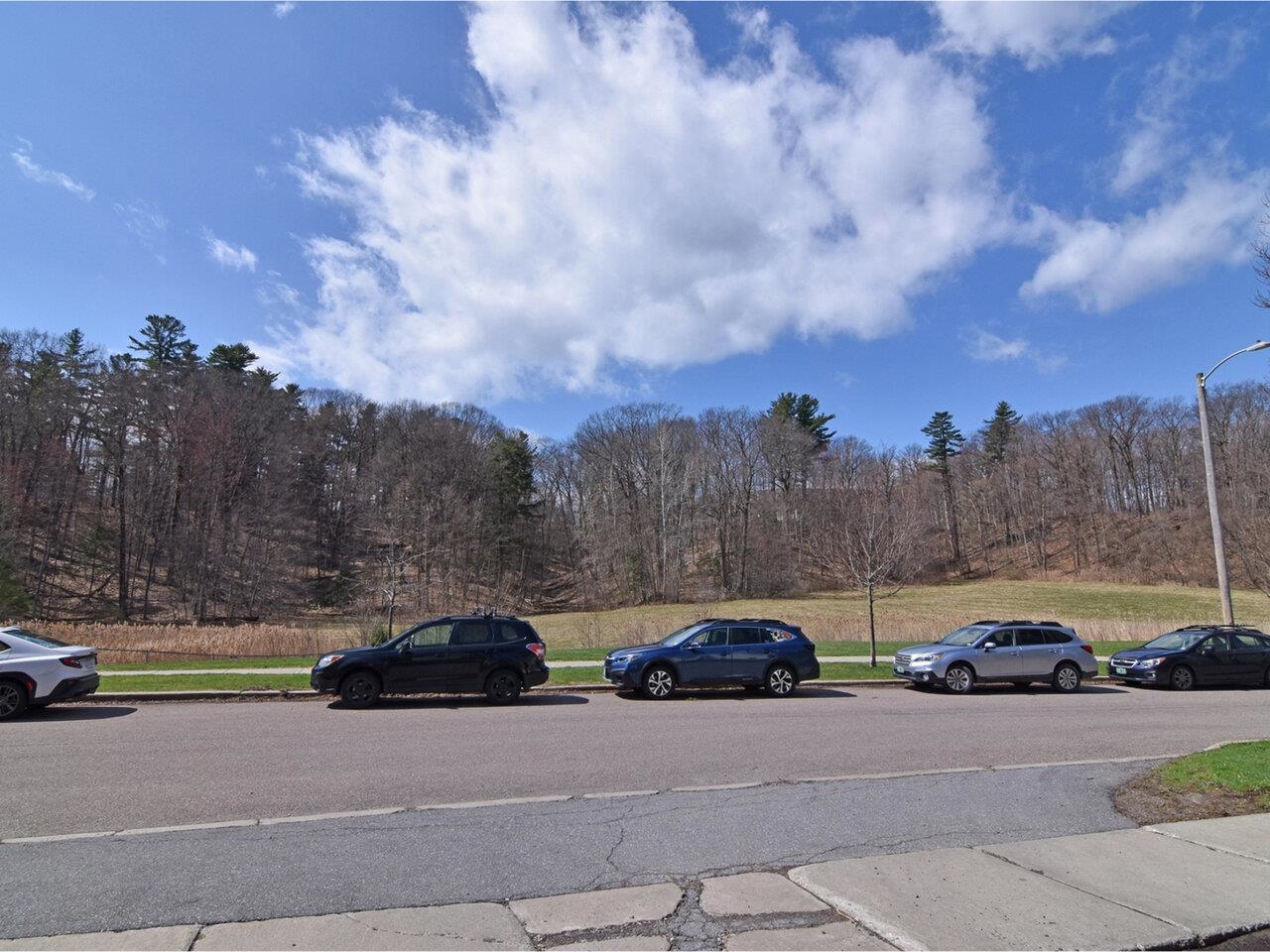 Across street to common land