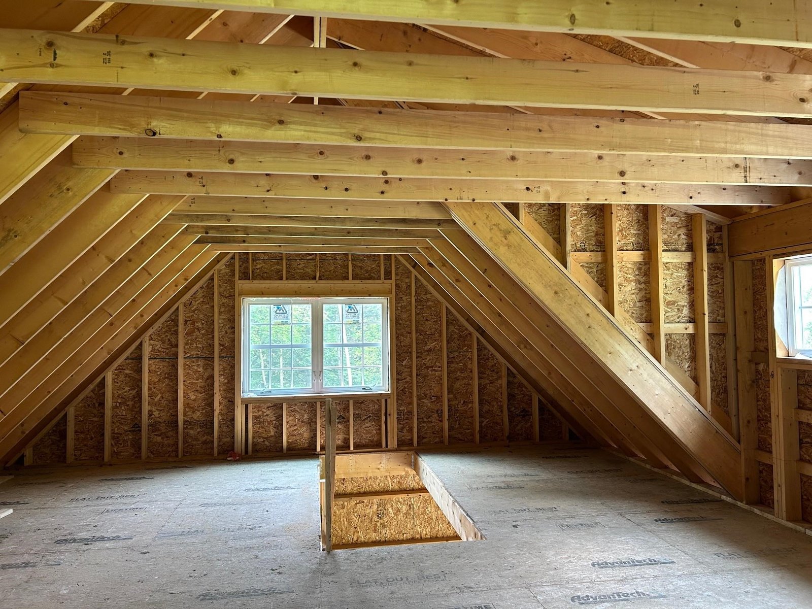 3/4 T-G plywood subfloor
