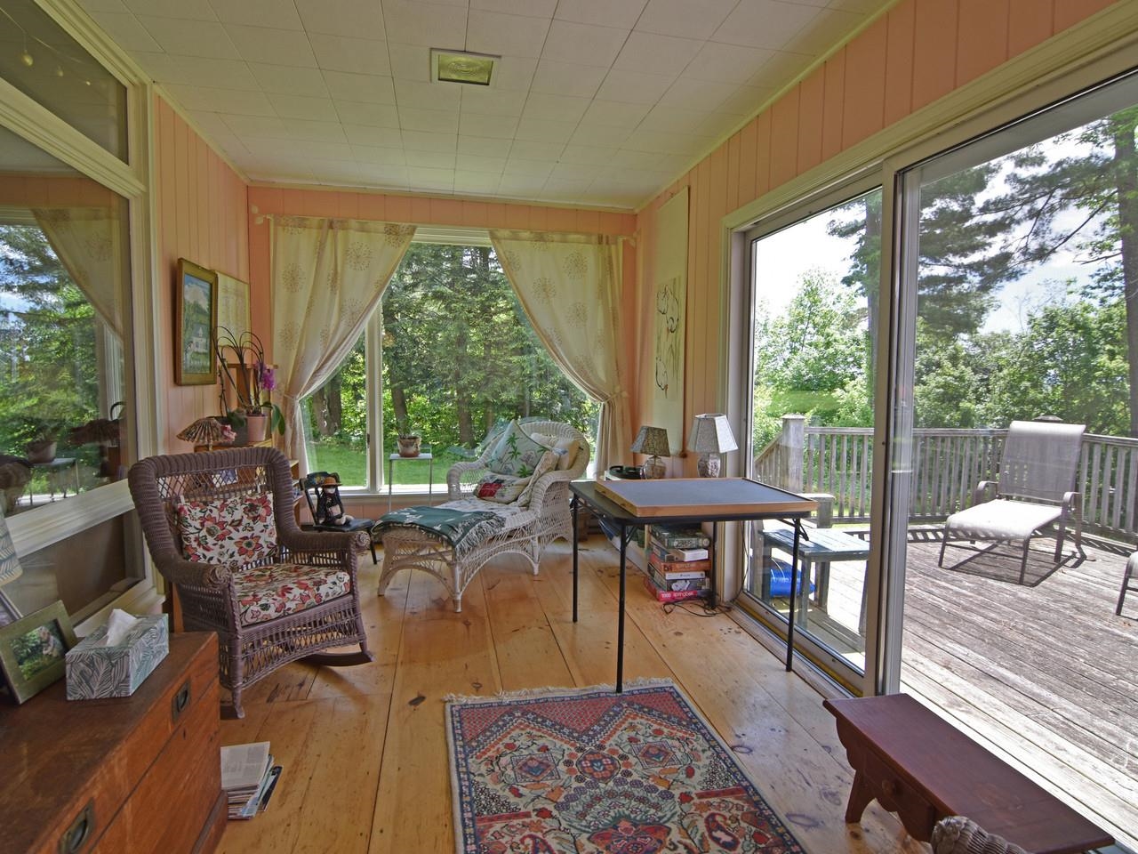 West-facing sunroom