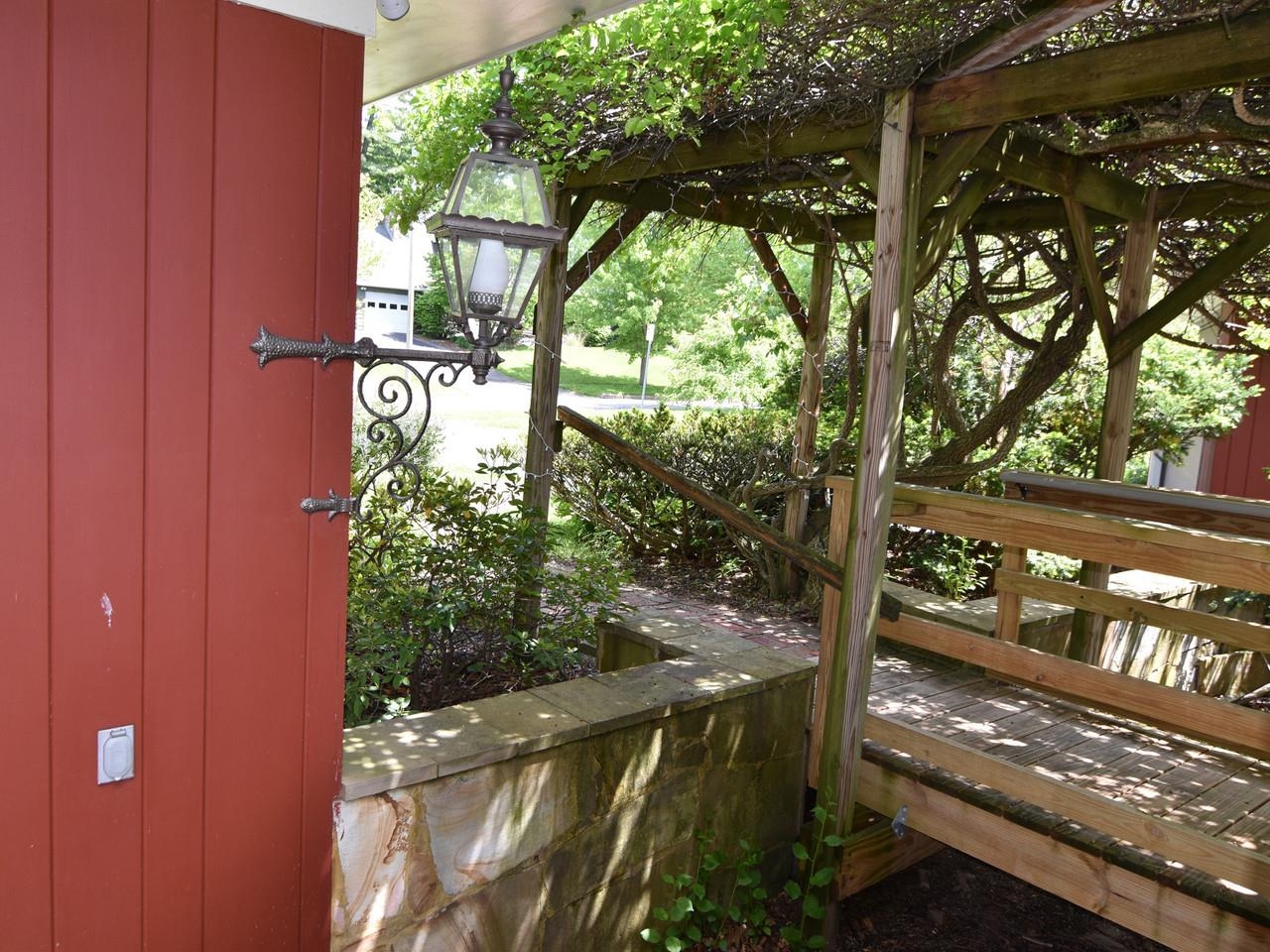Walkway entrance