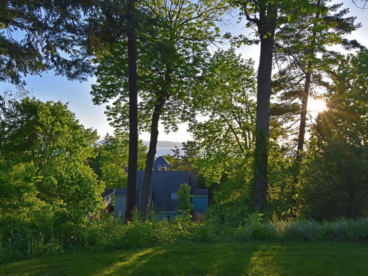 Enjoy sunsets over the lake