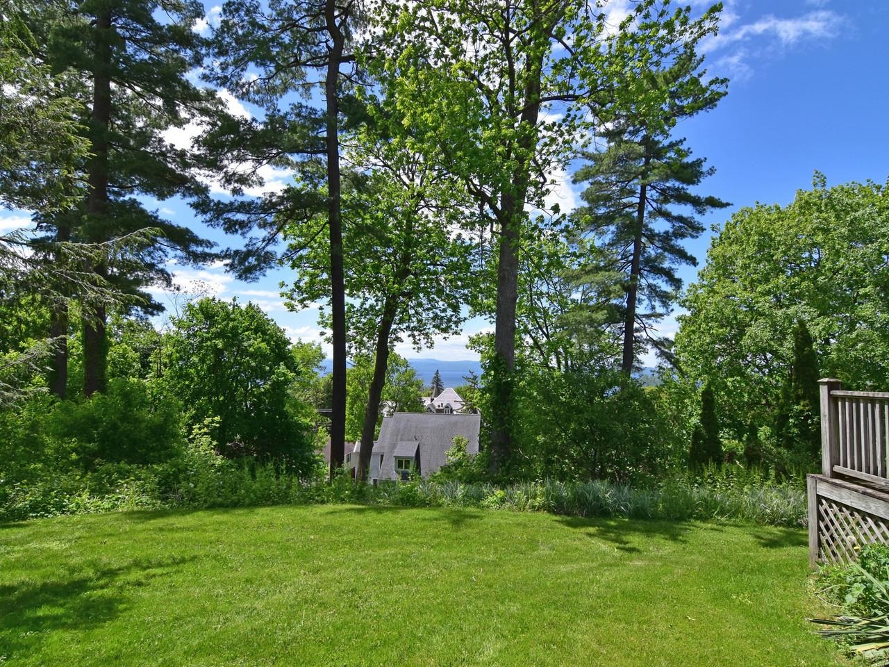 View from side yard