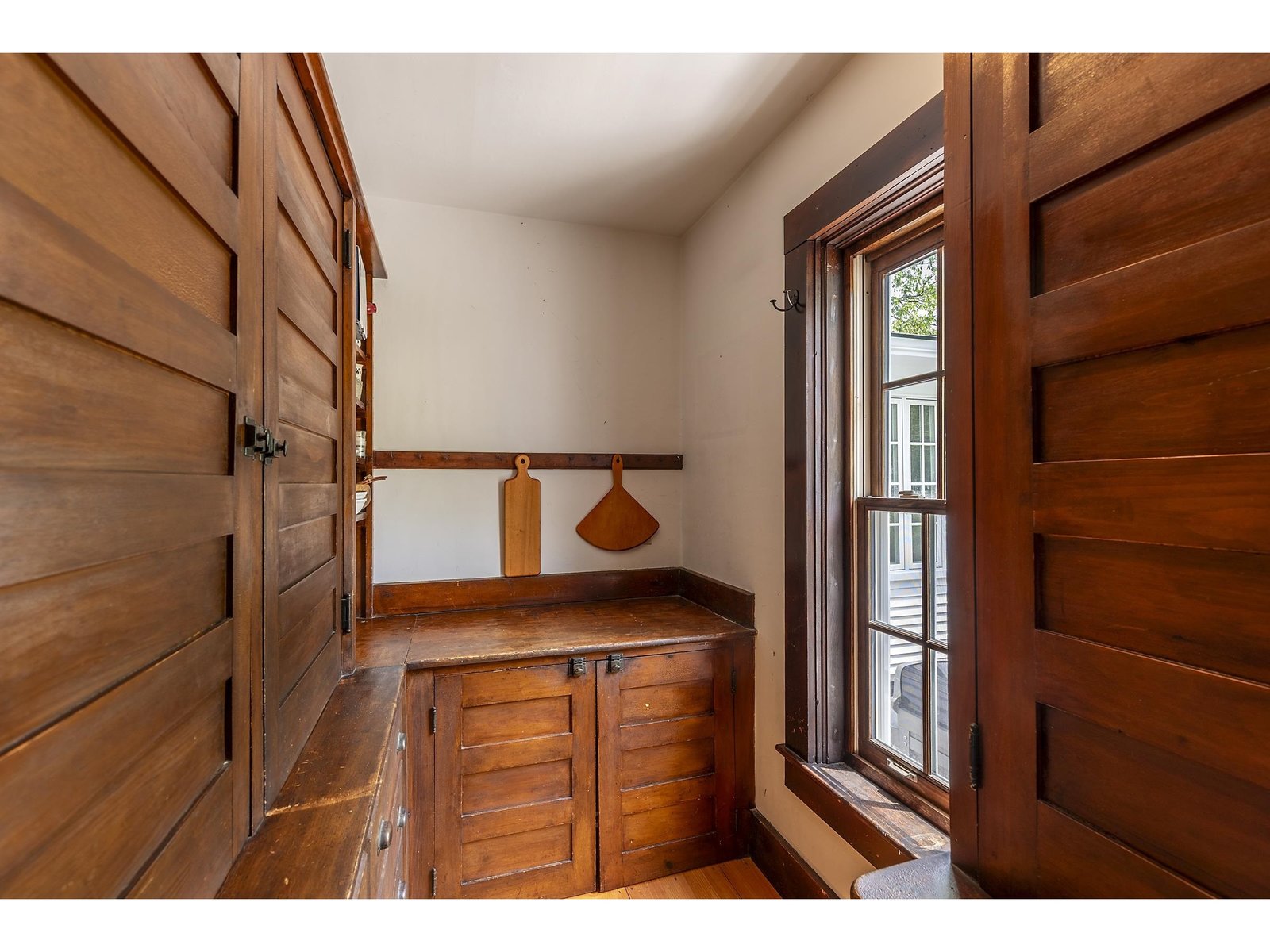 Antique pantry with built-ins