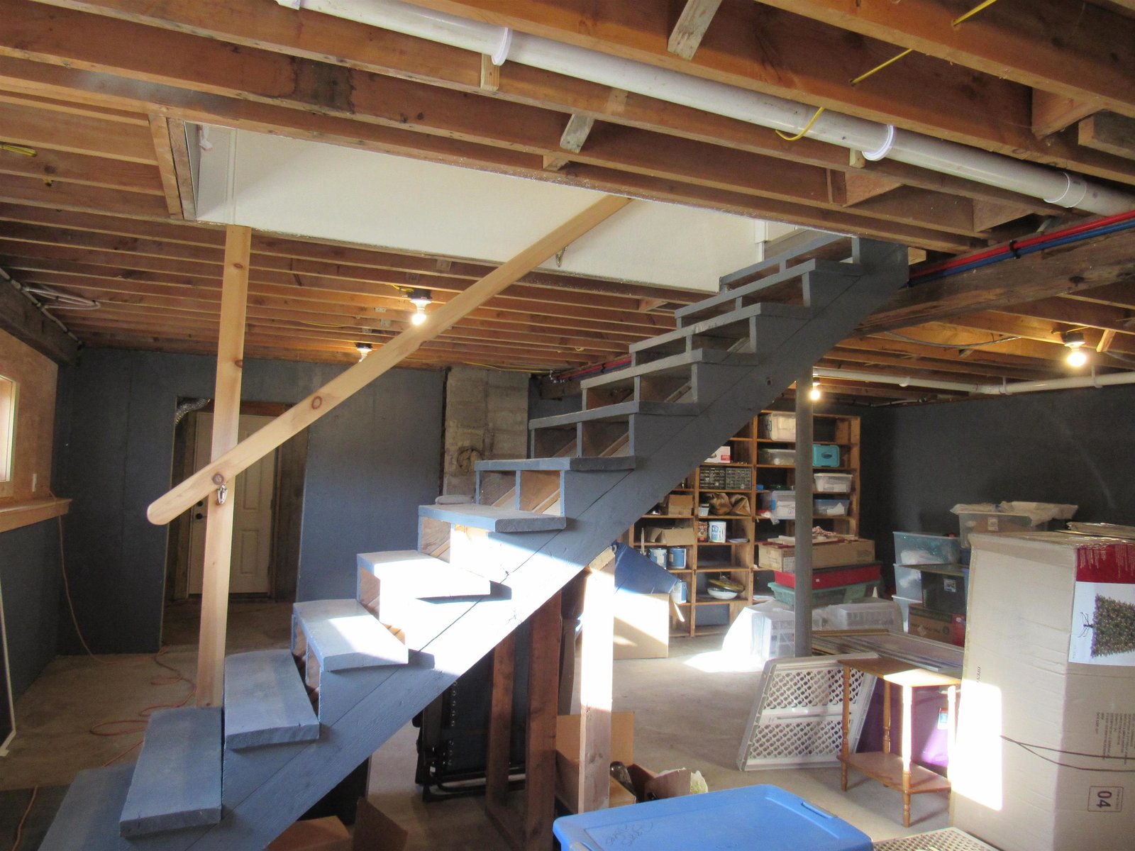 Basement Access Inside Stairs or Walk Out Garage Door