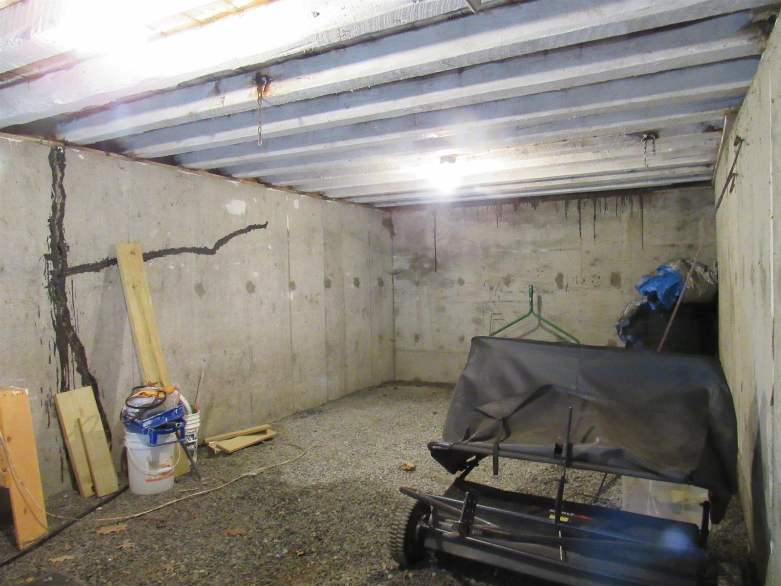 Lower Level Garage for Mower & All the Extras