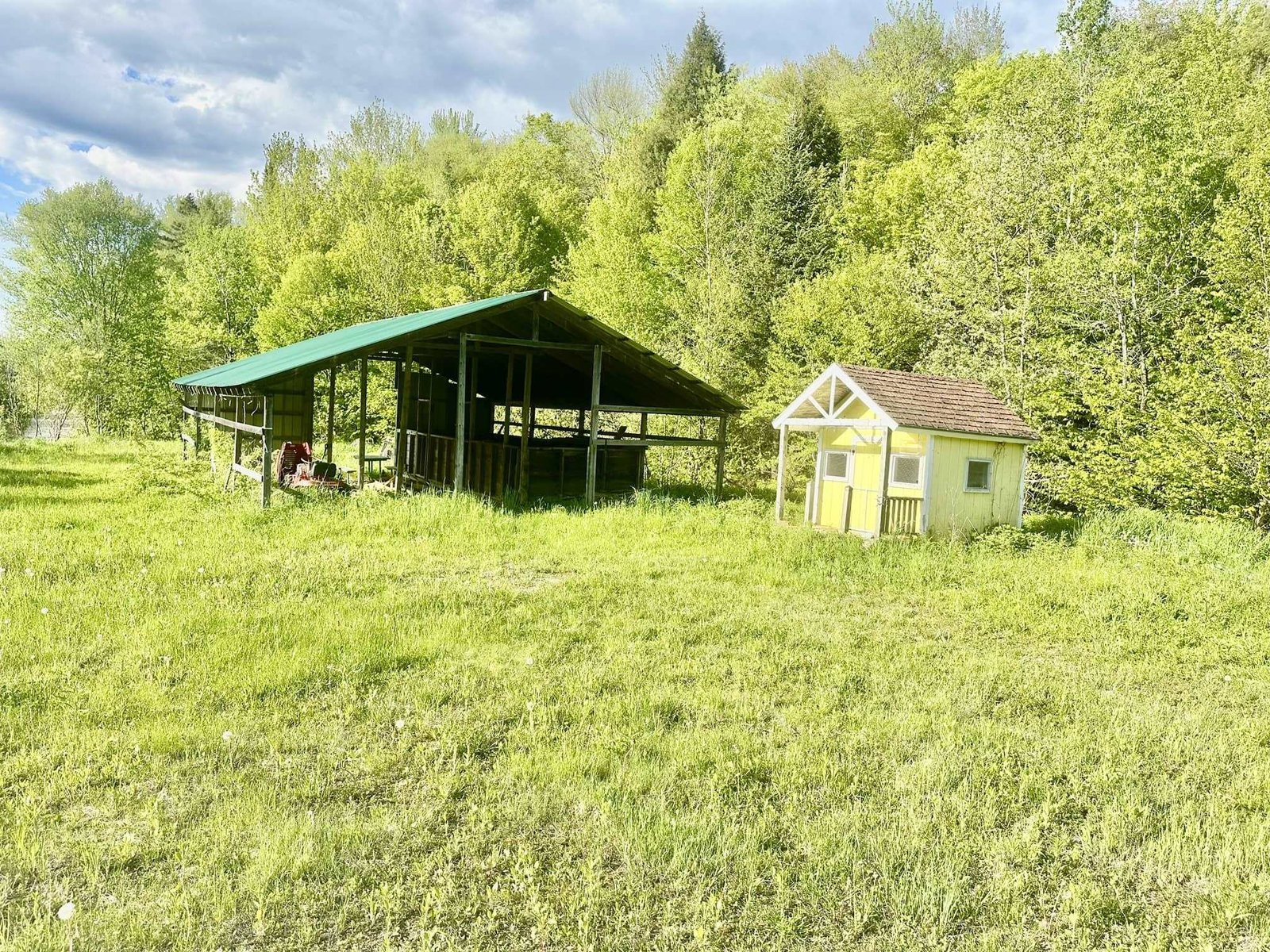 Run-in/equipment shed and chicken coop