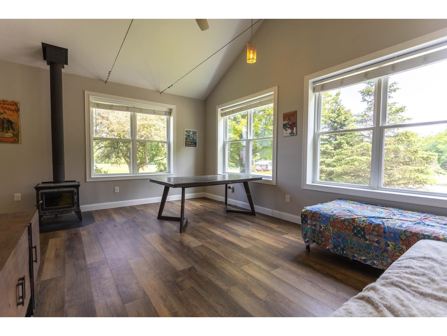 Great spot for a woodstove!