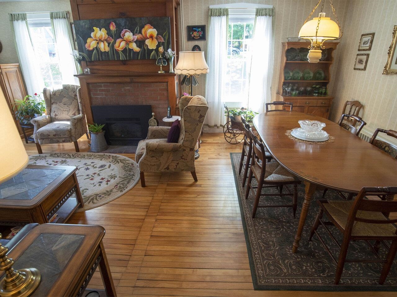 Gleaming Hardwood Flooring