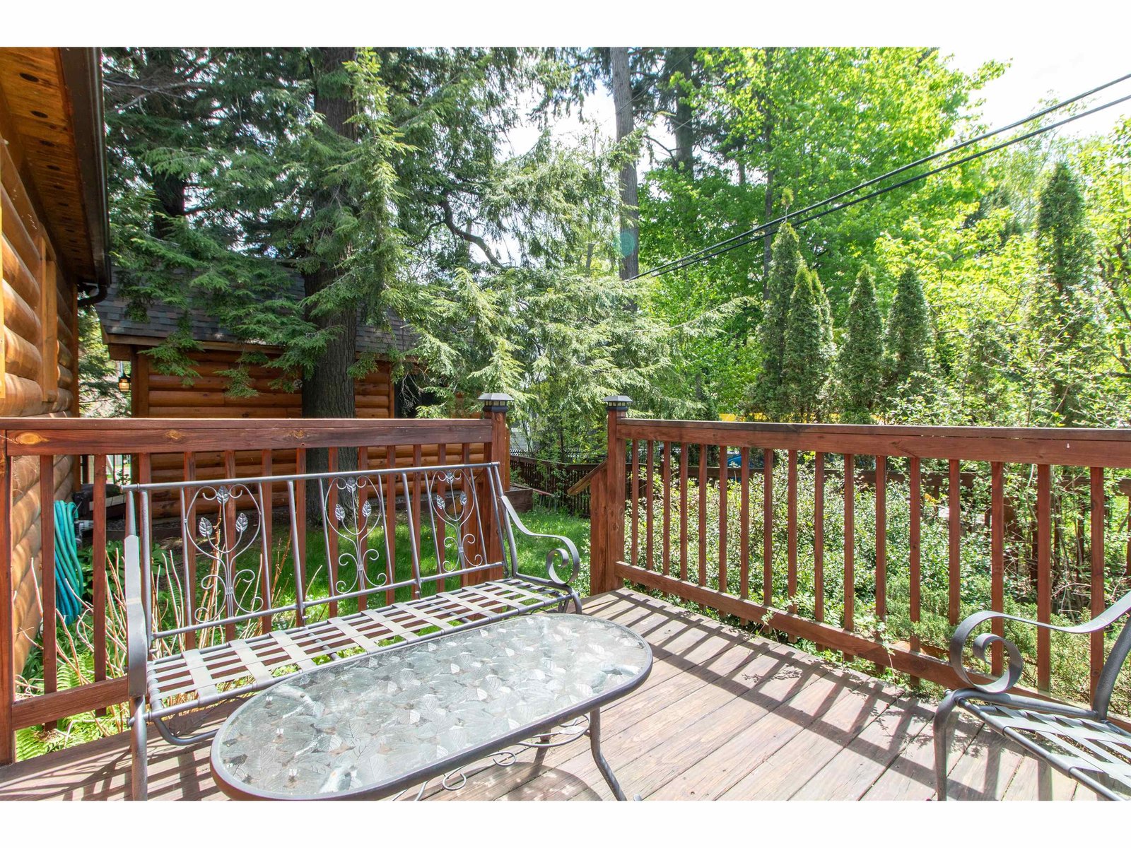 Deck off kitchen