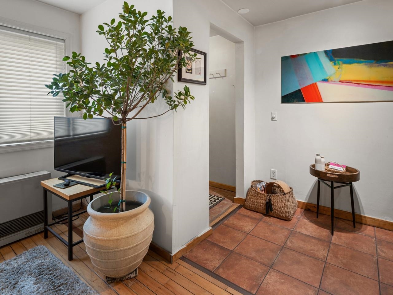 Tiled Entry into Living Space