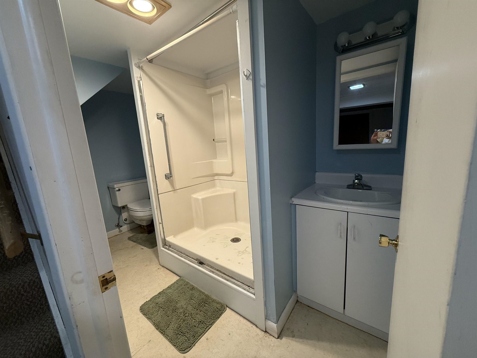3/4 bathroom in basement