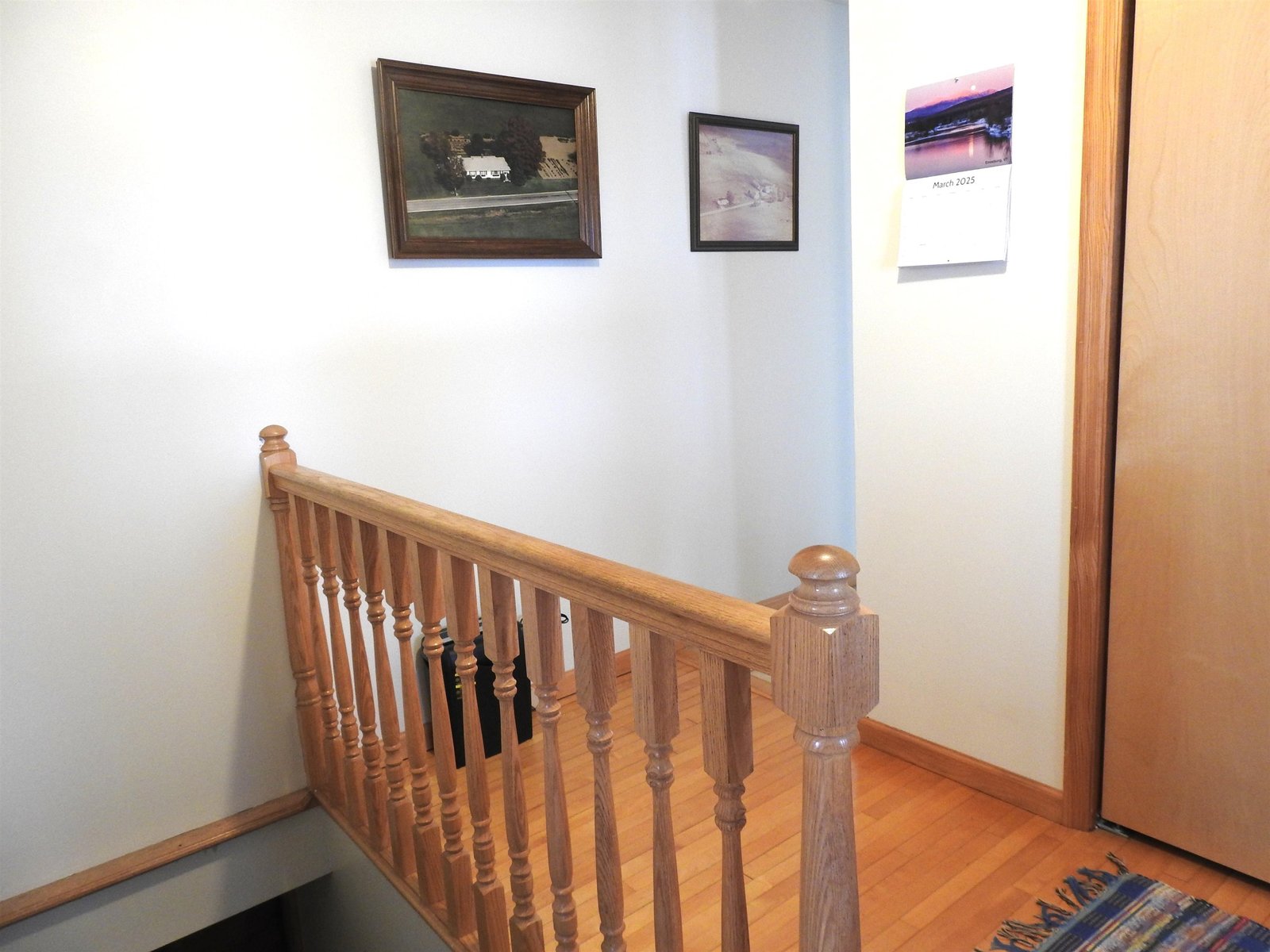 Hall from laundry area towards bedroom hall