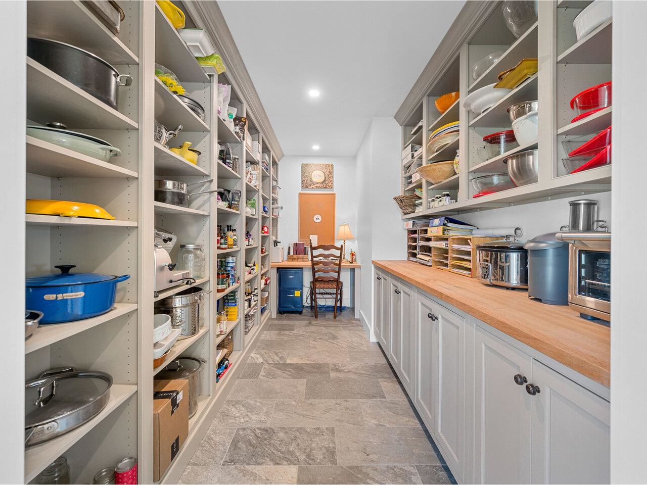 Fabulous walk-in pantry!
