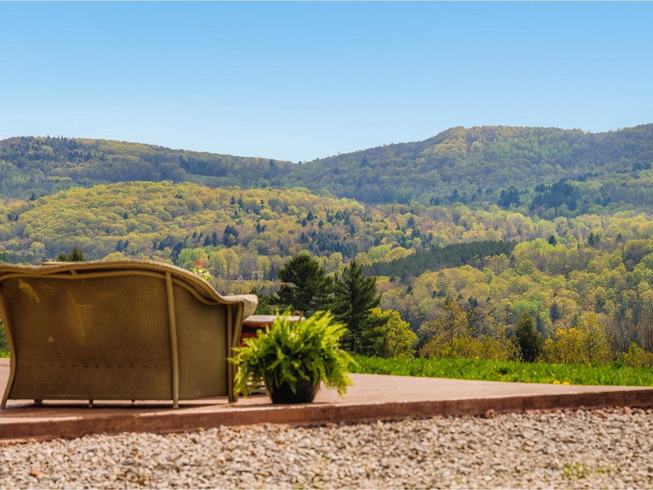 Rolling mountain views
