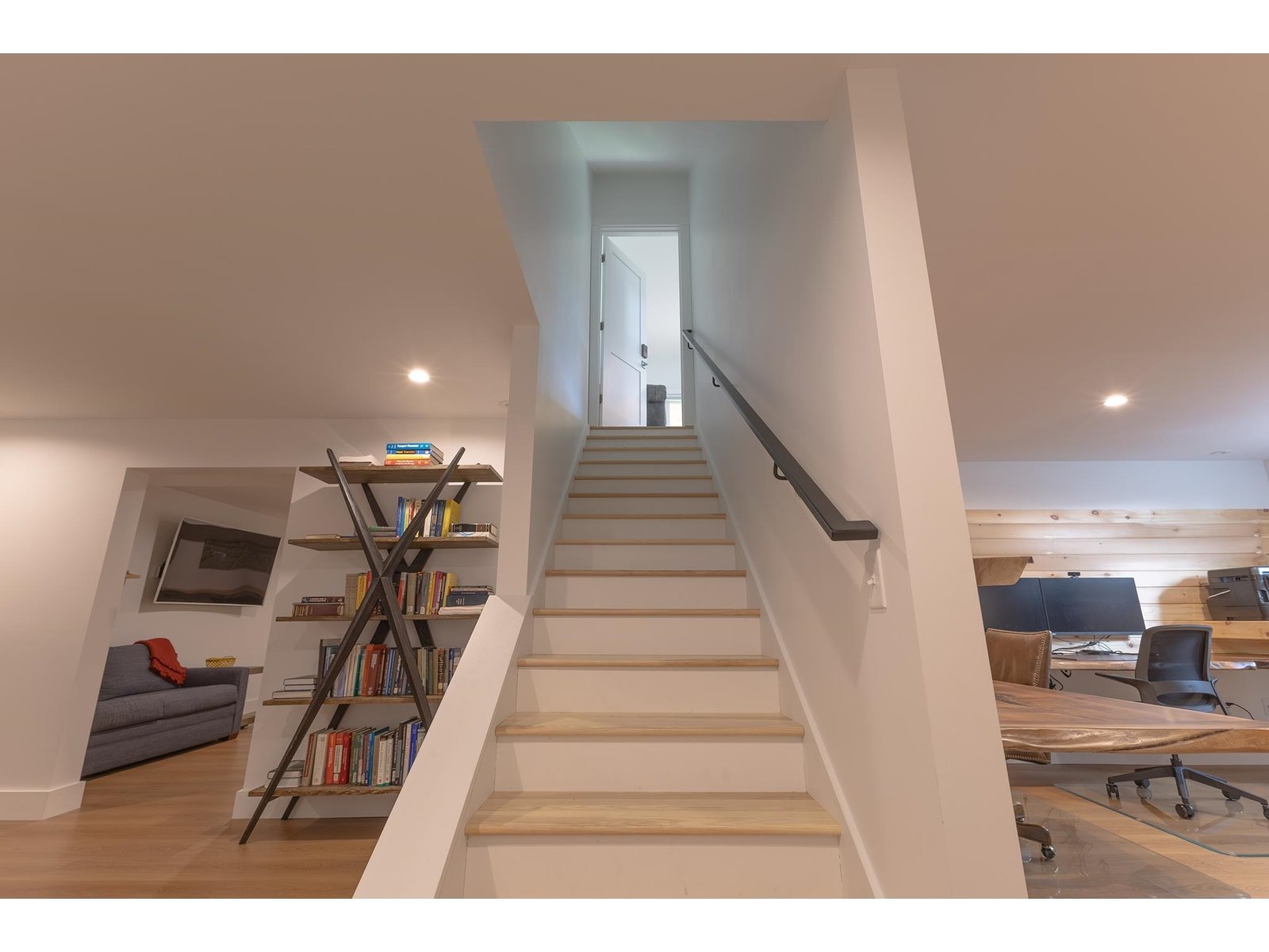 Lower level stairwell