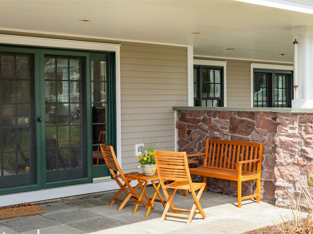 Open living/dining