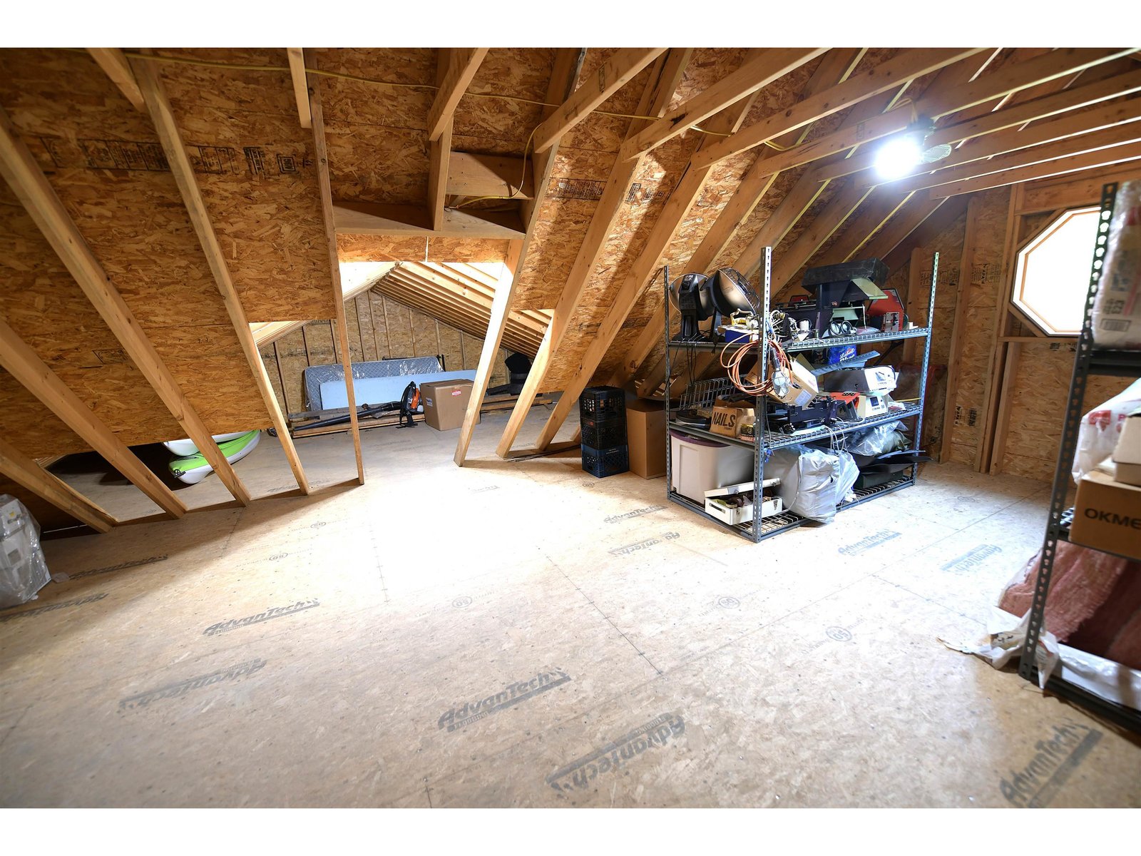 12 X 28 insulated/heated one car section of garage