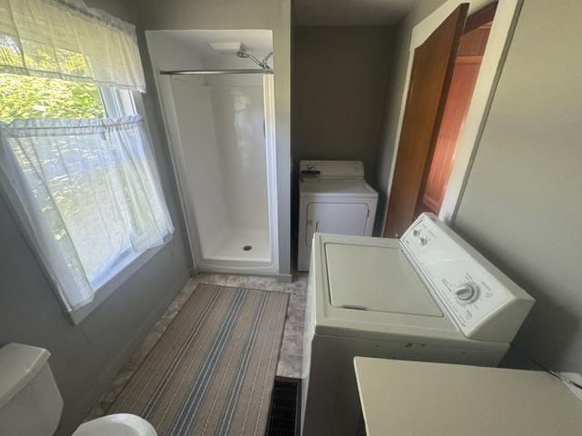 3/4 bath w/ laundry