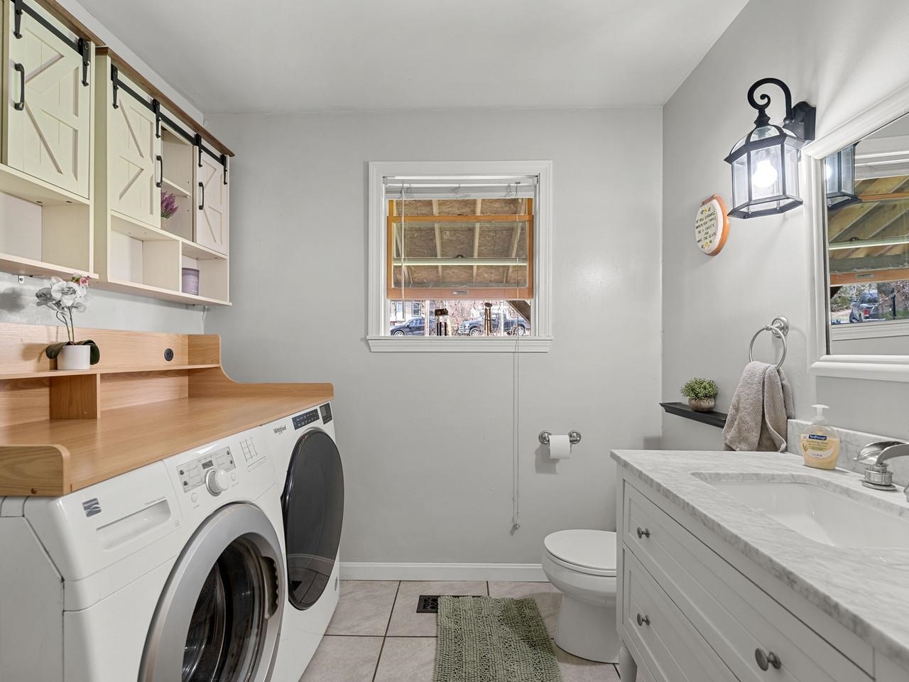 First-Floor Laundry/Half Bath