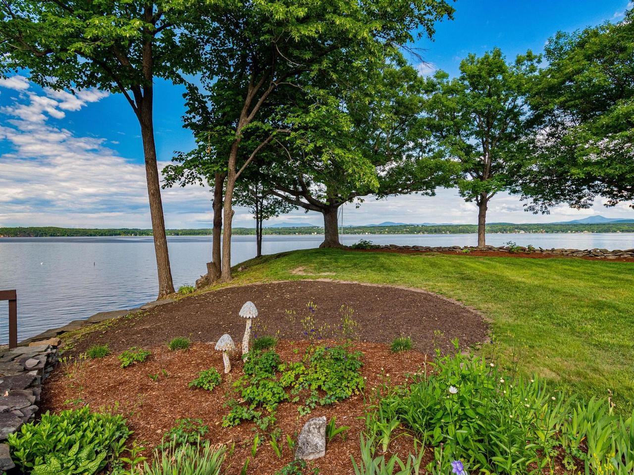 Lawn with Scenic Water View