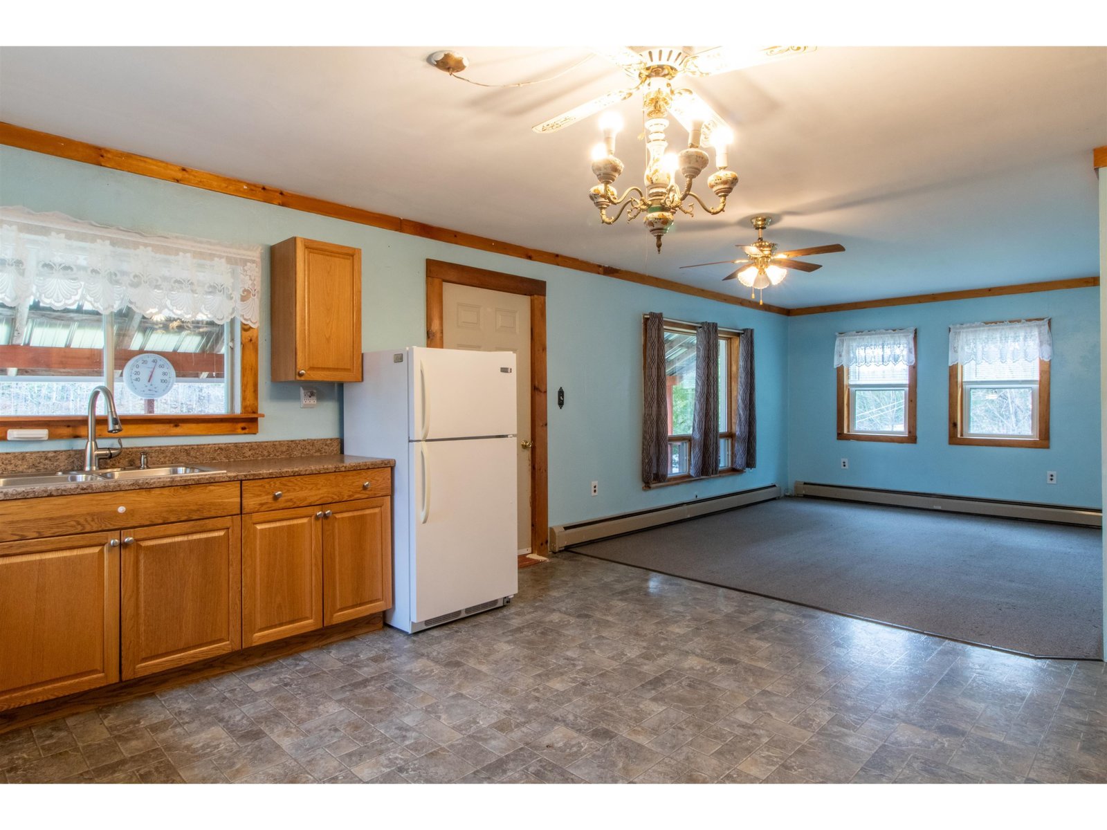 Kitchen/Dining open to Living Room