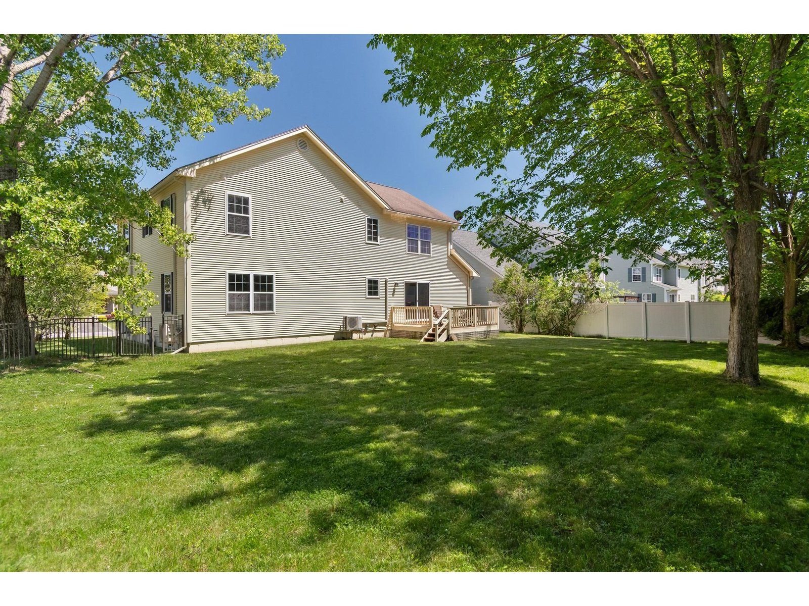 Back of the home