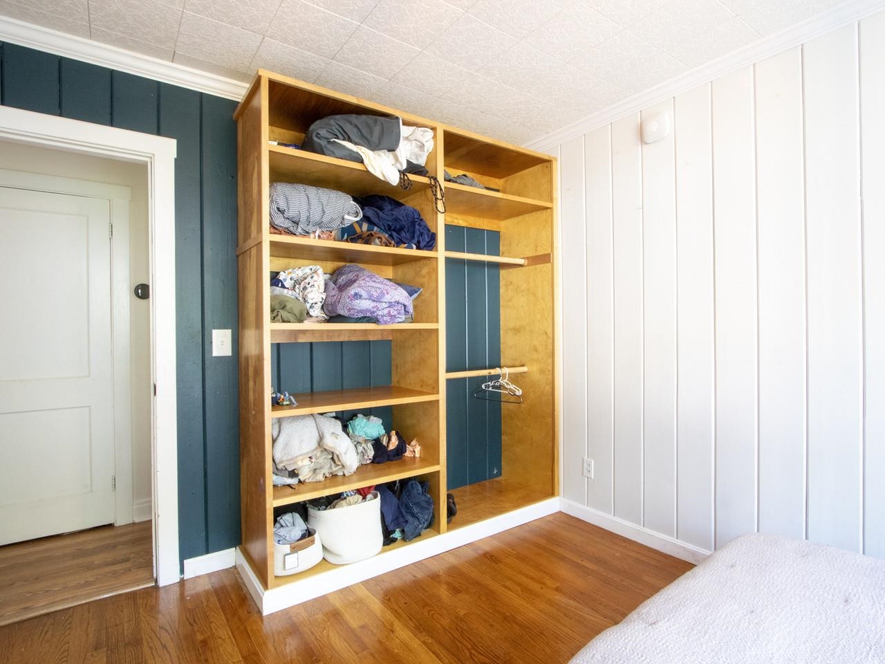 Cute built-in closet